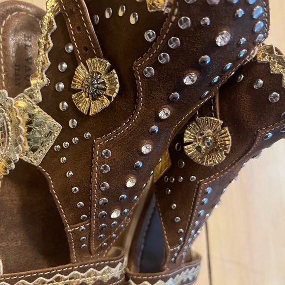 El Vaquero Maya Sandals - limited edition Mou/gold. Sz. 40 - Picture 15 of 16